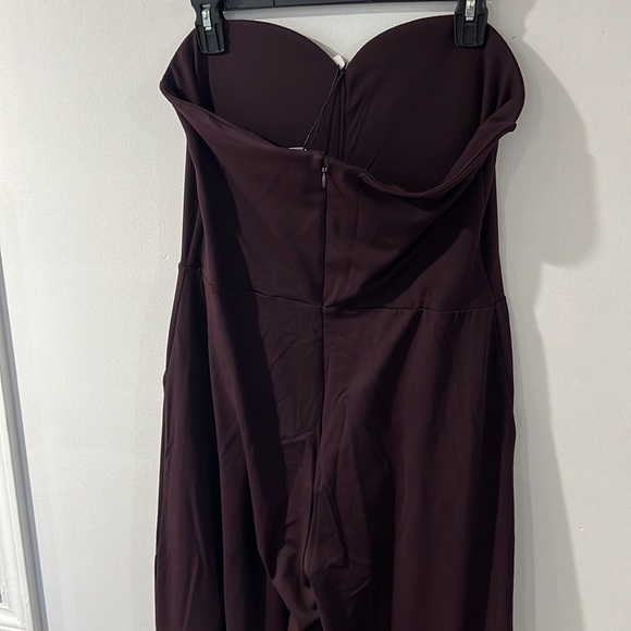 susana monaco Pleated Sweetheart Neck Jumpsuit - Picture 7 of 11